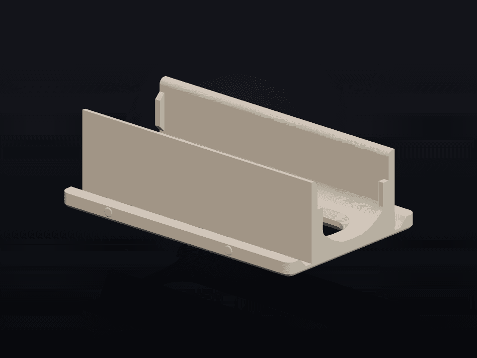 Camera Mount Template STEP preview